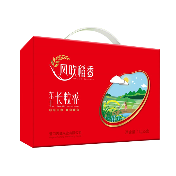 東北長(zhǎng)粒香禮盒1kg×5